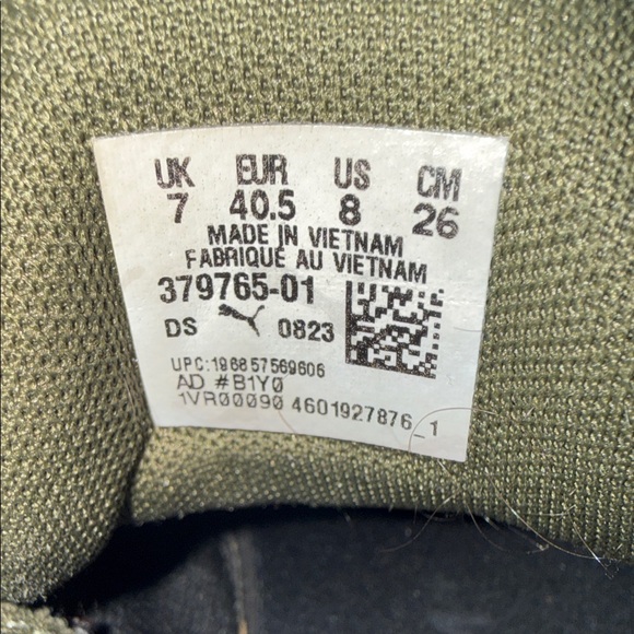 Puma Khaki and Black Athletic Shoes - Picture 3 of 4